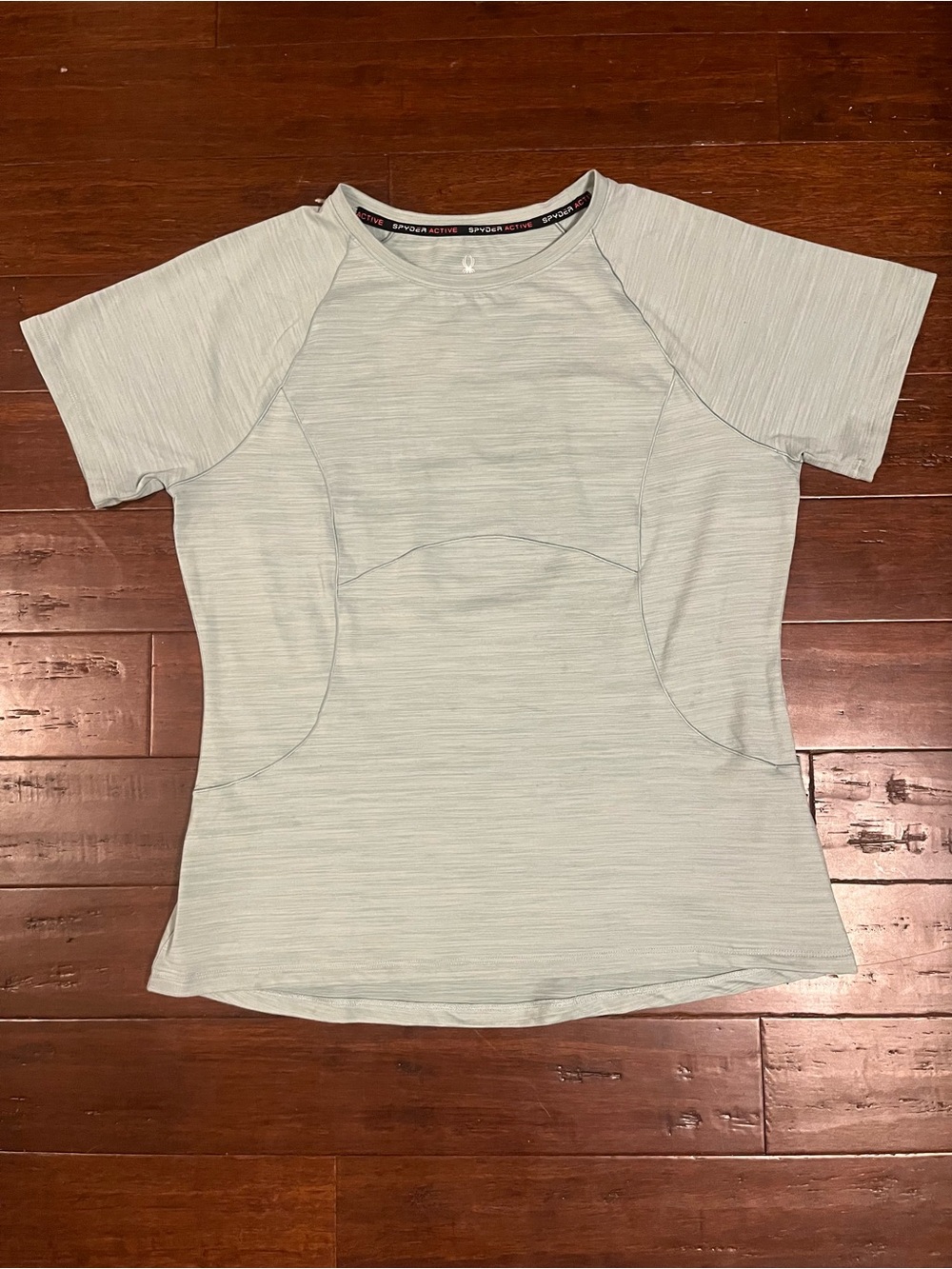 Spyder Light Heather Green Short Sleeve Performance Tee